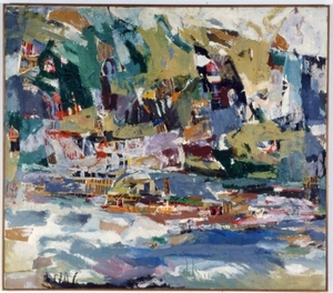 JOHN DAY AMERICAN BORN 1932 DIED 1982 Currently on exhibit at 25 Grand-Rue Vieille Ville 1204 Geneva Switzerland until May 16th 2021 open every day from 11 am to 19-00  see further details WWW.ARTADVISOR.CH